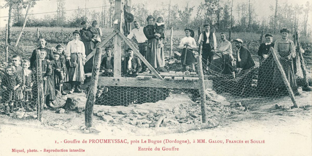 Photo historique Grouffre de Proumeyssac